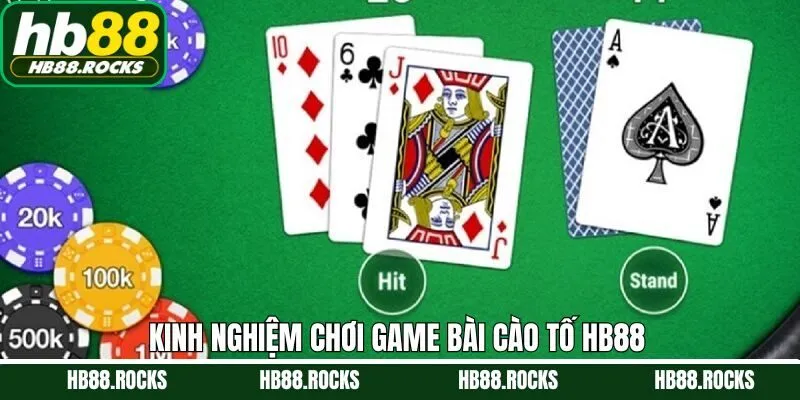 Bí quyết giành thắng lớn khi chơi bài cào tố Hb88 thắng lớn