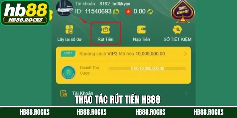 Từng bước rút tiền trên HB88 nhanh chóng, an toàn