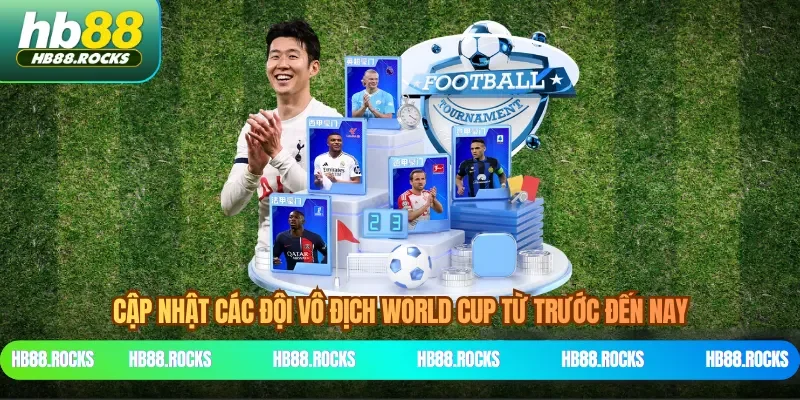 Cập Nhật Các Đội Vô Địch World Cup Từ Trước Đến Nay