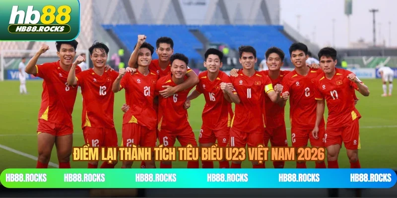 Điểm lại thành tích tiêu biểu U23 Việt Nam 2026