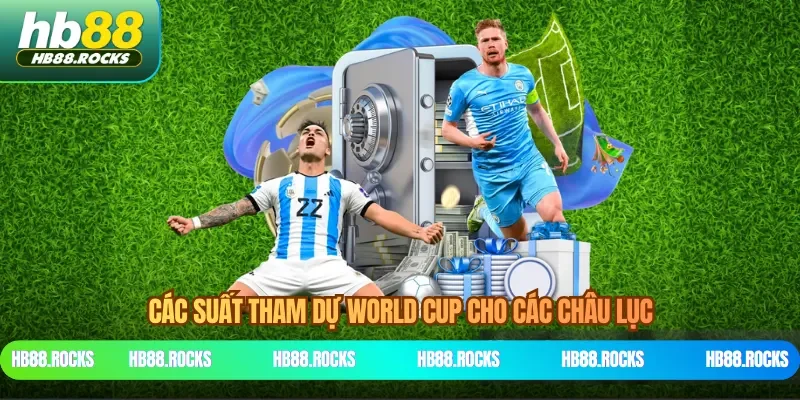 Các suất tham dự World Cup cho các châu lục